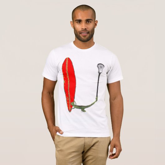 Lacrosse Lizard T-Shirt (Vorne ganz)
