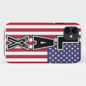 Lacrosse LOCKERE US-Flagge Case-Mate iPhone Hülle (Rückseite (Horizontal))