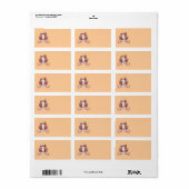 Lacrosse Mama Address Labels Adressaufkleber (Vorne)