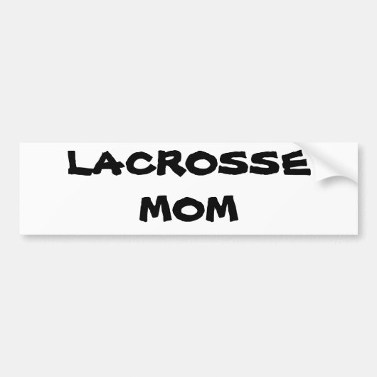 LACROSSE-MAMA AUTOAUFKLEBER (Vorne)