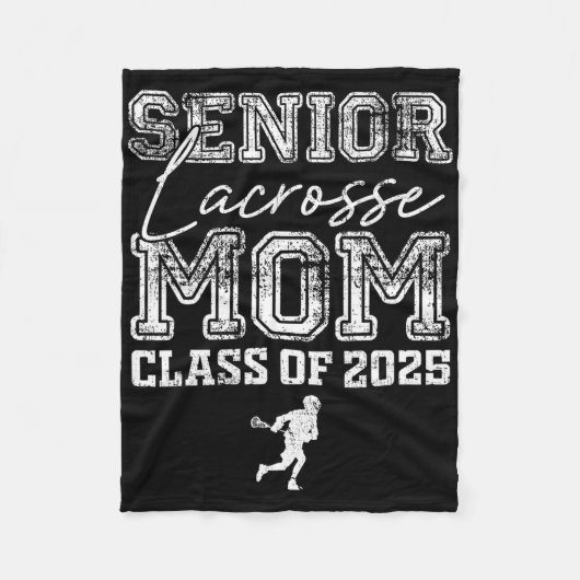 Lacrosse Mama Cl von 2025 Graduate Lacrosse ln Fleecedecke (Vorderseite)