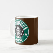 Lacrosse Mama Coffeine Coffee Lover Kaffeetasse (Vorderseite Links)