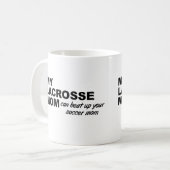 Lacrosse Mama Funny Mug Kaffeetasse (Vorderseite Links)