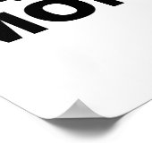 Lacrosse Mama Funny Poster (Ecke)