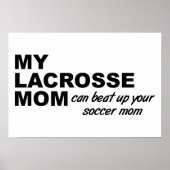 Lacrosse Mama Funny Poster (Vorne)