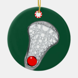 Lacrosse Mama Holiday Gift Keramik Ornament