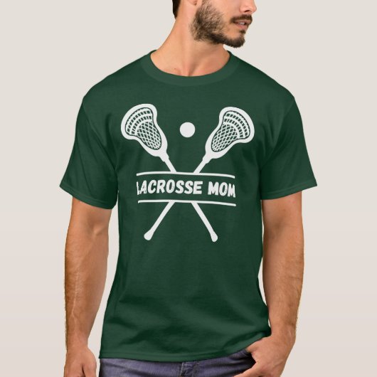 Lacrosse-Mama-Junge T-Shirt (Vorderseite)