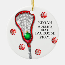 Lacrosse-Mama Keramik Ornament