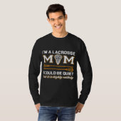 Lacrosse Mama Lacrosse Geschenke T-Shirt (Vorne ganz)