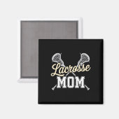 Lacrosse-Mama Magnet (Vorderseite/Rückseite)