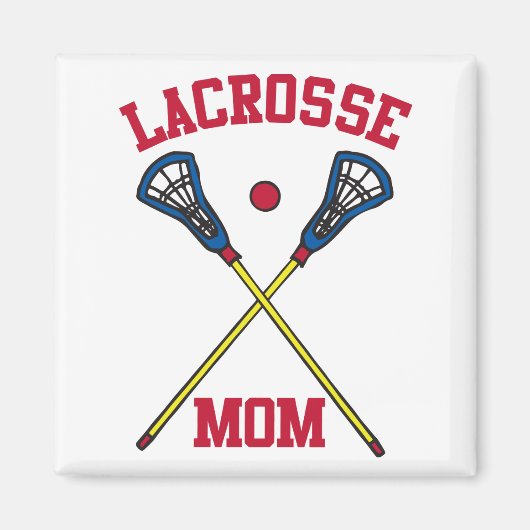 Lacrosse-Mama Magnet (Vorne)