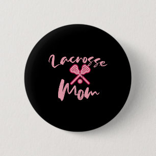 Lacrosse Mama Niedlich Mütter Tag Sport Mama Mommy Button