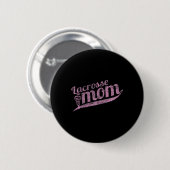 Lacrosse Mama - Proud Lax Mutter T-Shirt Button (Vorne & Hinten)