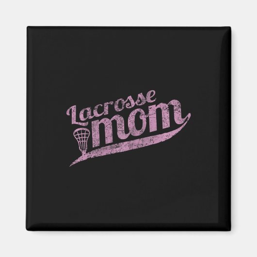 Lacrosse Mama - Proud Lax Mutter T-Shirt Magnet (Vorne)