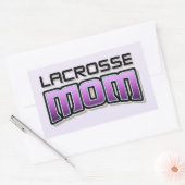 Lacrosse-MAMA Rechteckiger Aufkleber (Umschlag)