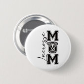 Lacrosse Mama Shirt Niedlich Lacrosse Player Desig Button (Vorne & Hinten)