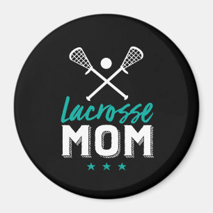 Lacrosse-Mama Stolz Mutter eines Sportler-Kindes Magnet