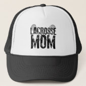 Lacrosse-Mama Truckerkappe (Vorderseite)