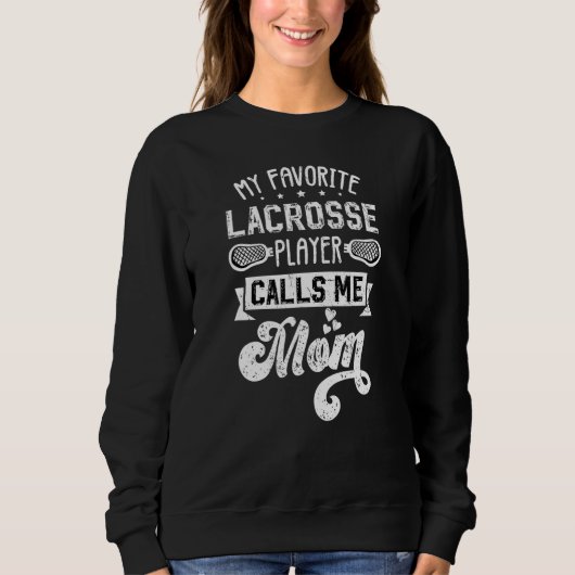 Lacrosse Mama Vintag Lax Mama Mütter Tag Sweatshirt (Vorderseite)