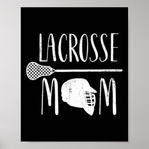 Lacrosse Mama Womens Vintag Lax Gift Shirt Poster