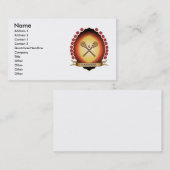 Lacrosse Mandorla Visitenkarte (Vorne/Hinten)