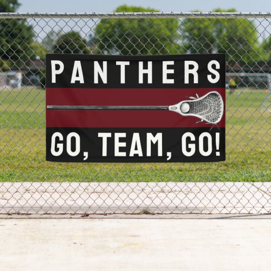 Lacrosse-Mannschaft Banner (Insitu)