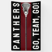 Lacrosse-Mannschaft Banner (Vertikal)