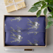Lacrosse-Mannschaft Blau Seidenpapier (Geschenk)
