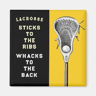 Lacrosse-Mannschaft Lustig Magnet