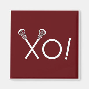 Lacrosse-Mannschaftsgeschenke Magnet