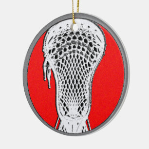 Lacrosse-Mannschaftsspieler-Auszeichnung Keramik Ornament