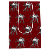 Lacrosse Maroon Mittlere Geschenktüte (Rückseite)