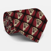Lacrosse Maroon Team Krawatte (Gerollt)