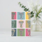 Lacrosse Marylin Uno Postkarte (Stehend Vorderseite)