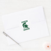 Lacrosse Mascot Spartan Sticker (Umschlag)