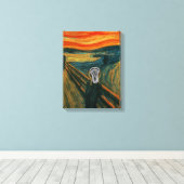 Lacrosse Masterpiece Parody Canvas Print Leinwanddruck (Insitu (Holzboden))