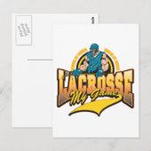 Lacrosse Mein Spiel Postkarte (Vorne/Hinten)