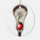 Lacrosse Merry Lax-mas Keramikornament (Links)