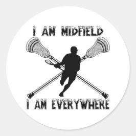 Lacrosse Midfield Everywhere Aufkleber