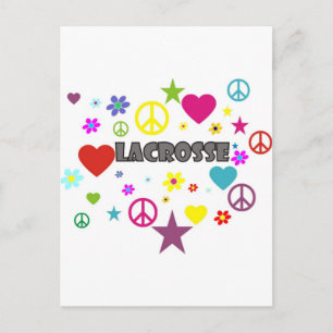 Lacrosse Mixed Graphics Postkarte