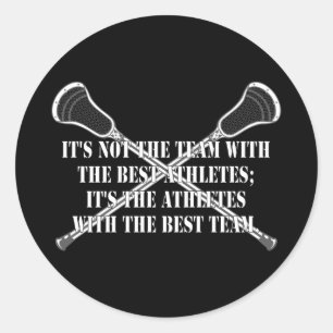 Lacrosse Motivation BestTeam Sticker