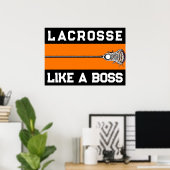 Lacrosse Motivation Poster (Heimbüro)