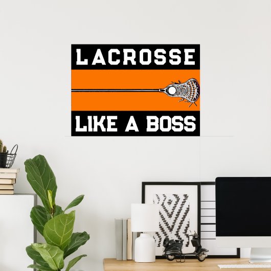 Lacrosse Motivation Poster (Heimbüro)