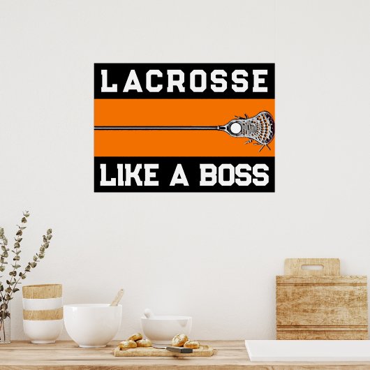 Lacrosse Motivation Poster (Küche)