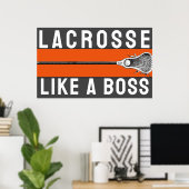 Lacrosse Motivation Poster (Heimbüro)
