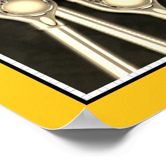 Lacrosse-Motivation Poster (Ecke)