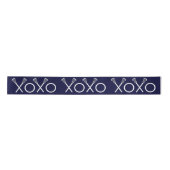 Lacrosse Navy Blue Gift Satinband (Vorderseite)