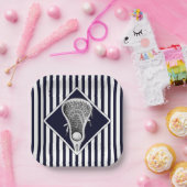 Lacrosse Navy Blue Party Paper Teller (Party)
