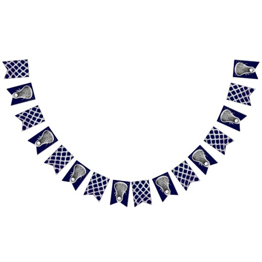 Lacrosse Navy Blue Wimpelkette (Alle)