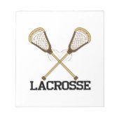 Lacrosse Notizblock (Vorderseite)